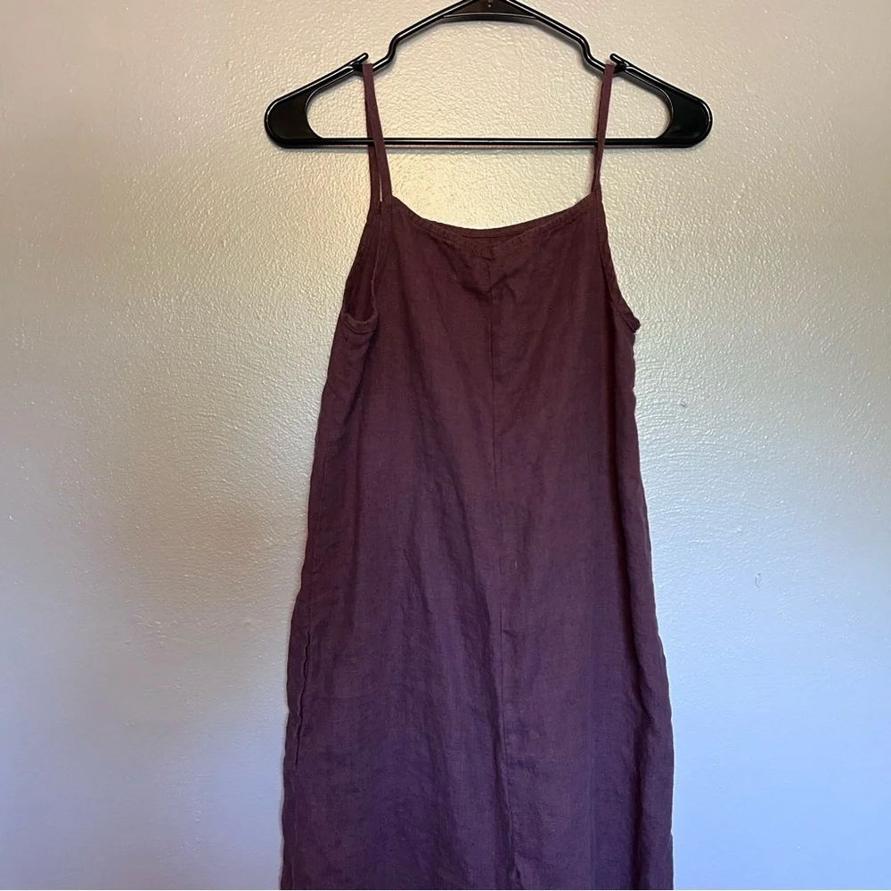 Linenfox Purple Midi Dress - Picture 2 of 5